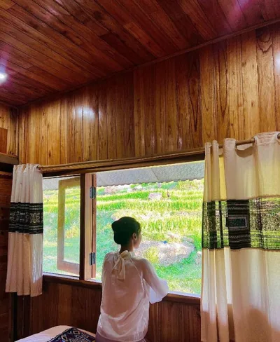 산 전망 더블룸 — Tao Tay House - Ta Van